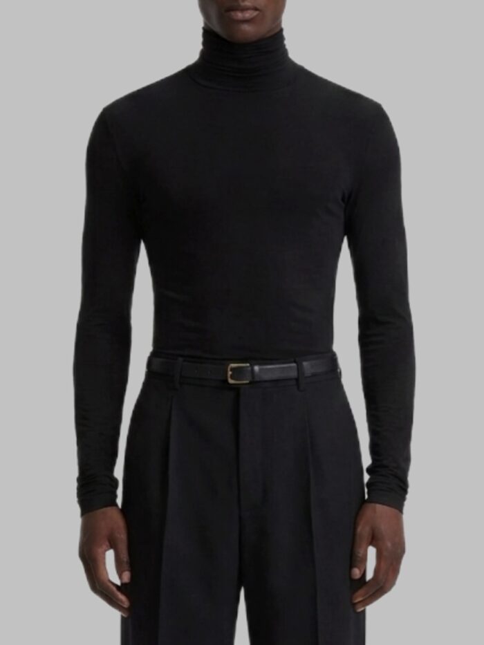 Saint Laurent Stretch jersey turtleneck top