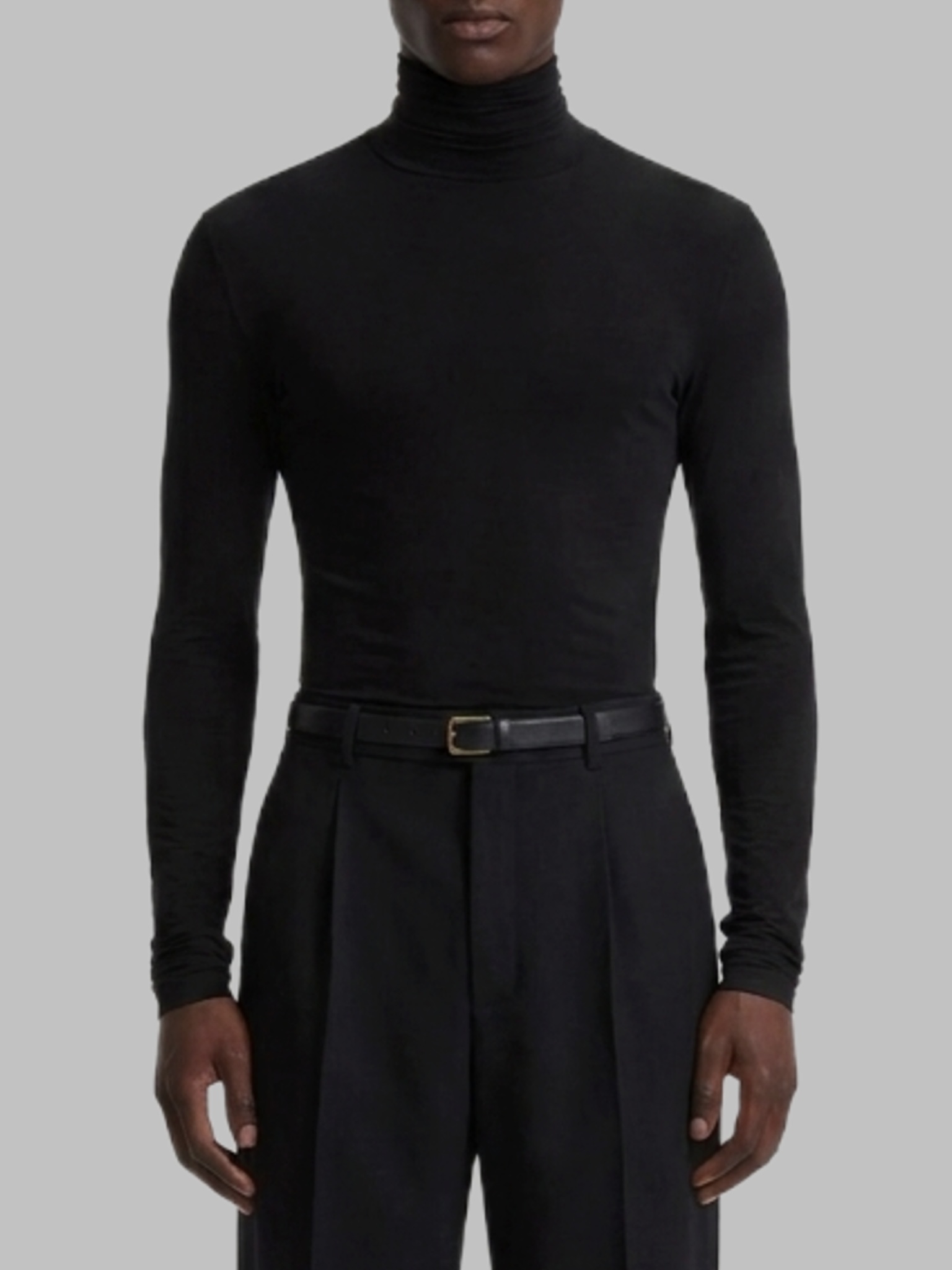 Saint Laurent Stretch jersey turtleneck top