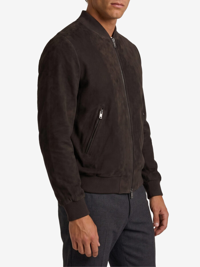 Arma Didier suede bomber jacket