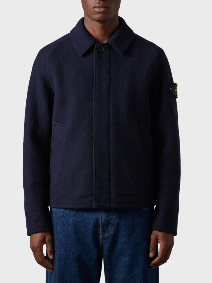 stone island felted rws wool cardigan Stone Island Felted RWS wool cardigan