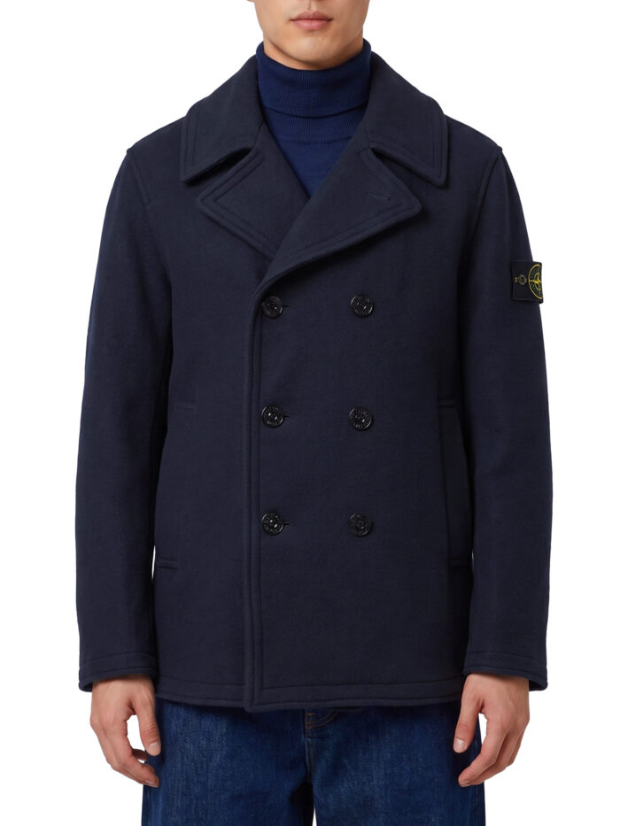 stone island short heavy melton coat Stone Island Short Heavy Melton coat