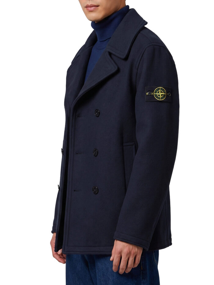 Stone Island Short Heavy Melton coat
