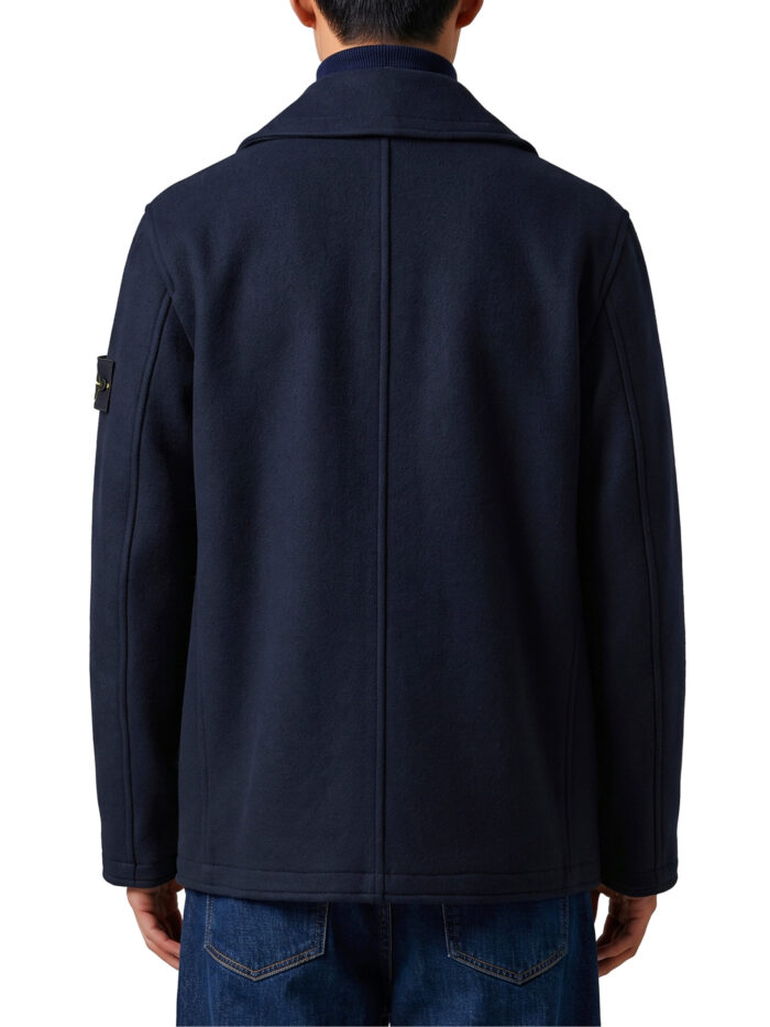 Stone Island Short Heavy Melton coat