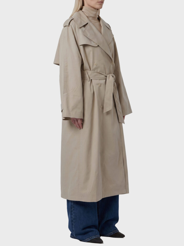 The Frankie Shop Riva cotton trench coat