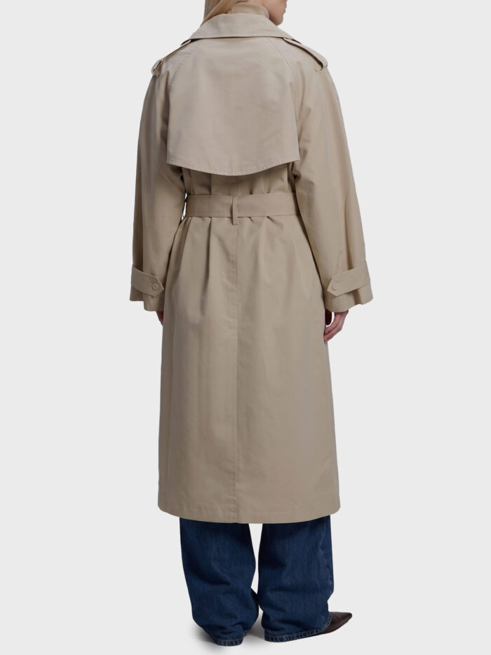 The Frankie Shop Riva cotton trench coat