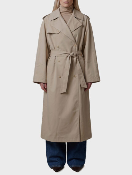 The Frankie Shop Riva cotton trench coat