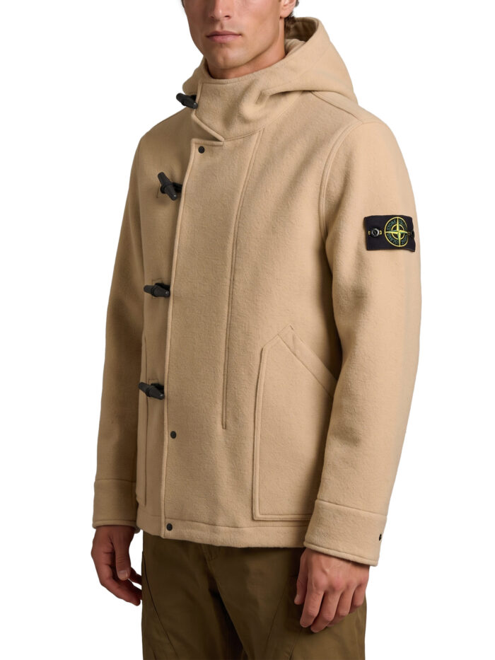 Stone Island Short Heavy Melton coat