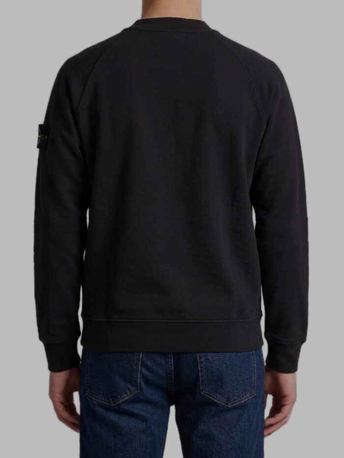 Stone Island Black crewneck sweatshirt