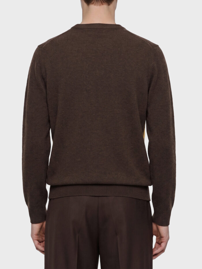 Ballantyne Cashmere crewneck Diamond sweater