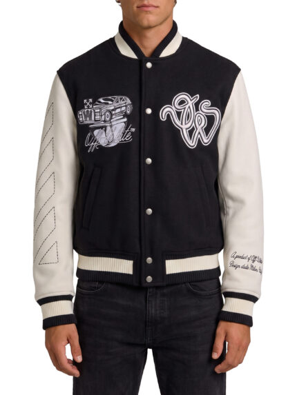 Off White Cat Off College jacket