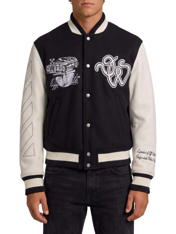 Off White Cat Off College jacket