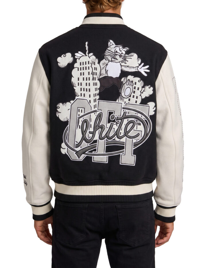 Off White Cat Off College jacket
