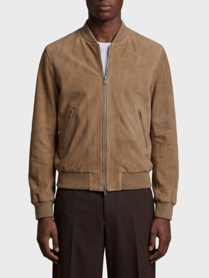 Arma Didier suede bomber jacket
