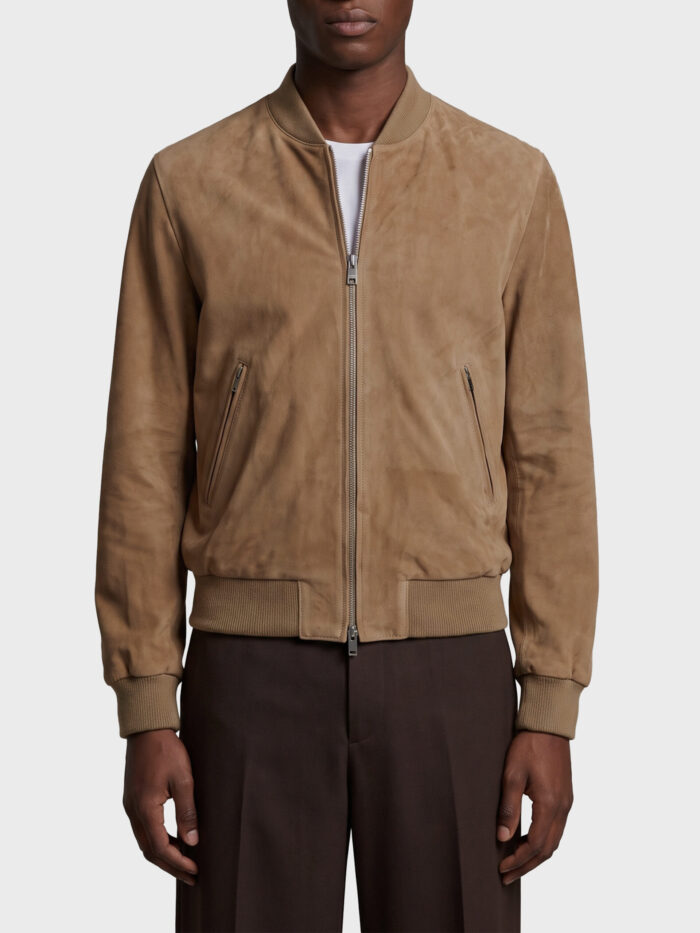 Arma Didier suede bomber jacket