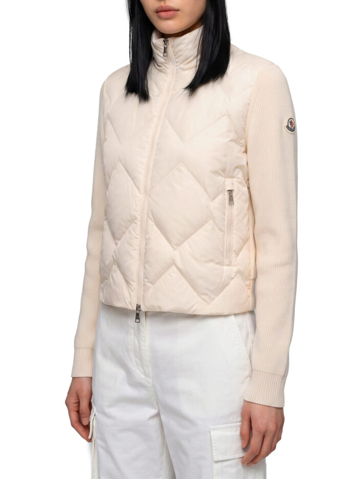 Moncler Padded wool and cashmere sweatshirt