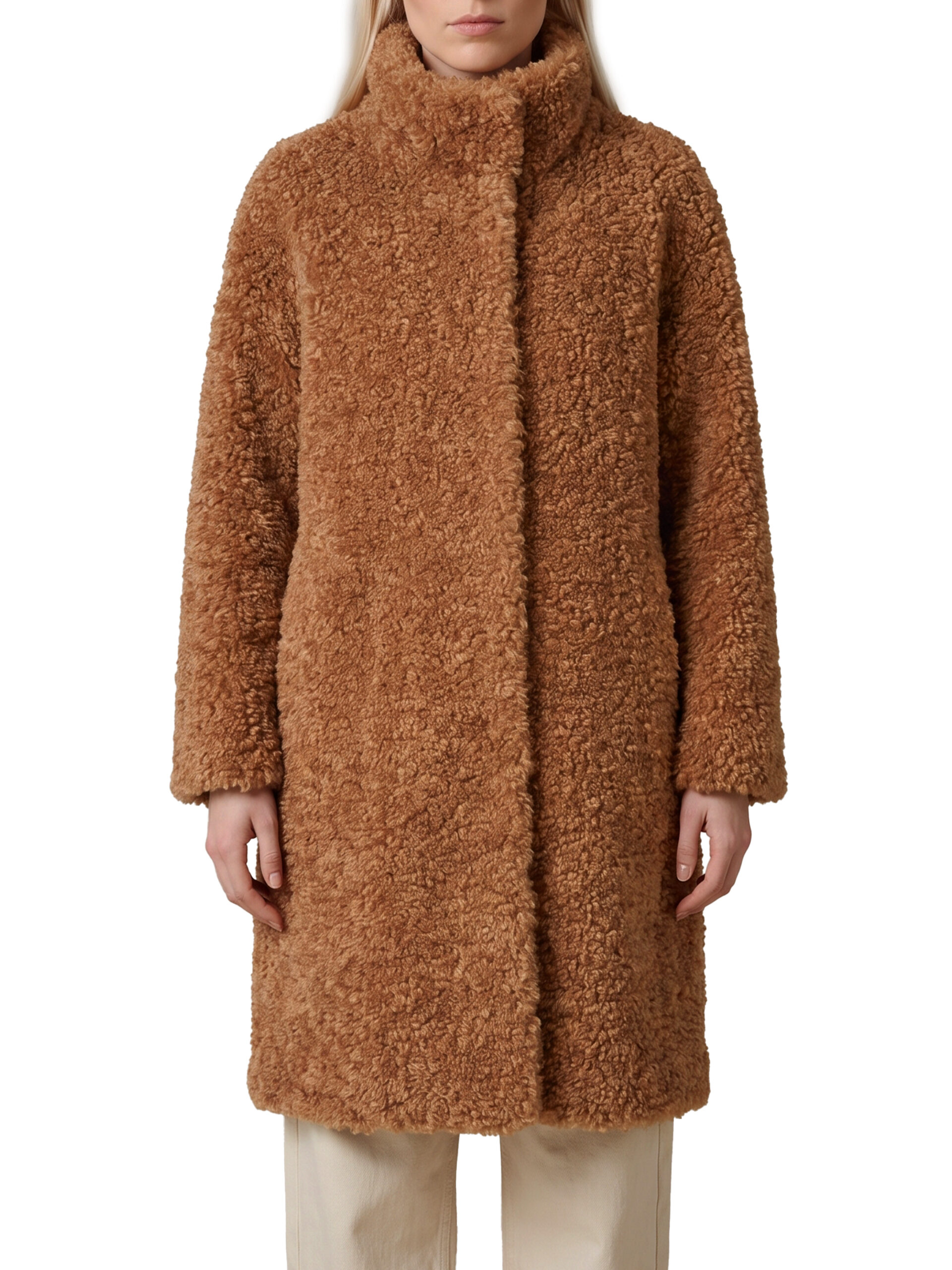 Herno Curly faux fur coat