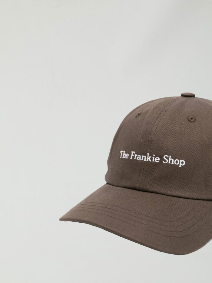 The Frankie Shop Dark brown Frankie baseball cap