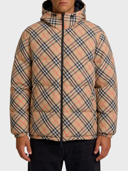 Burberry Reversible Snowdonia Check down jacket