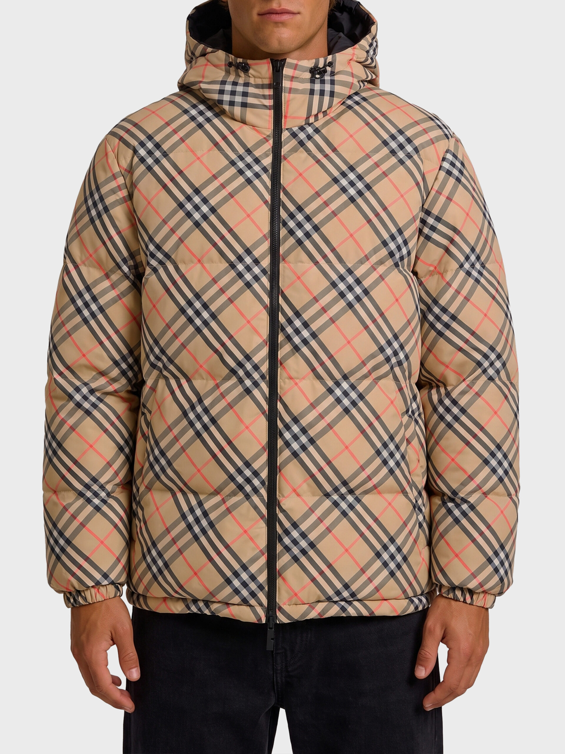 Burberry Reversible Snowdonia Check down jacket