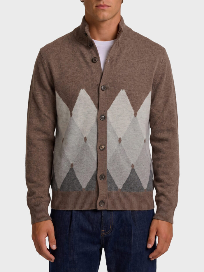 Ballantyne Cashmere Diamond cardigan