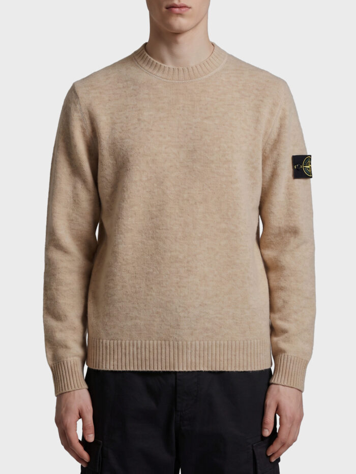 stone island beige crewneck sweater Stone Island Beige crewneck sweater