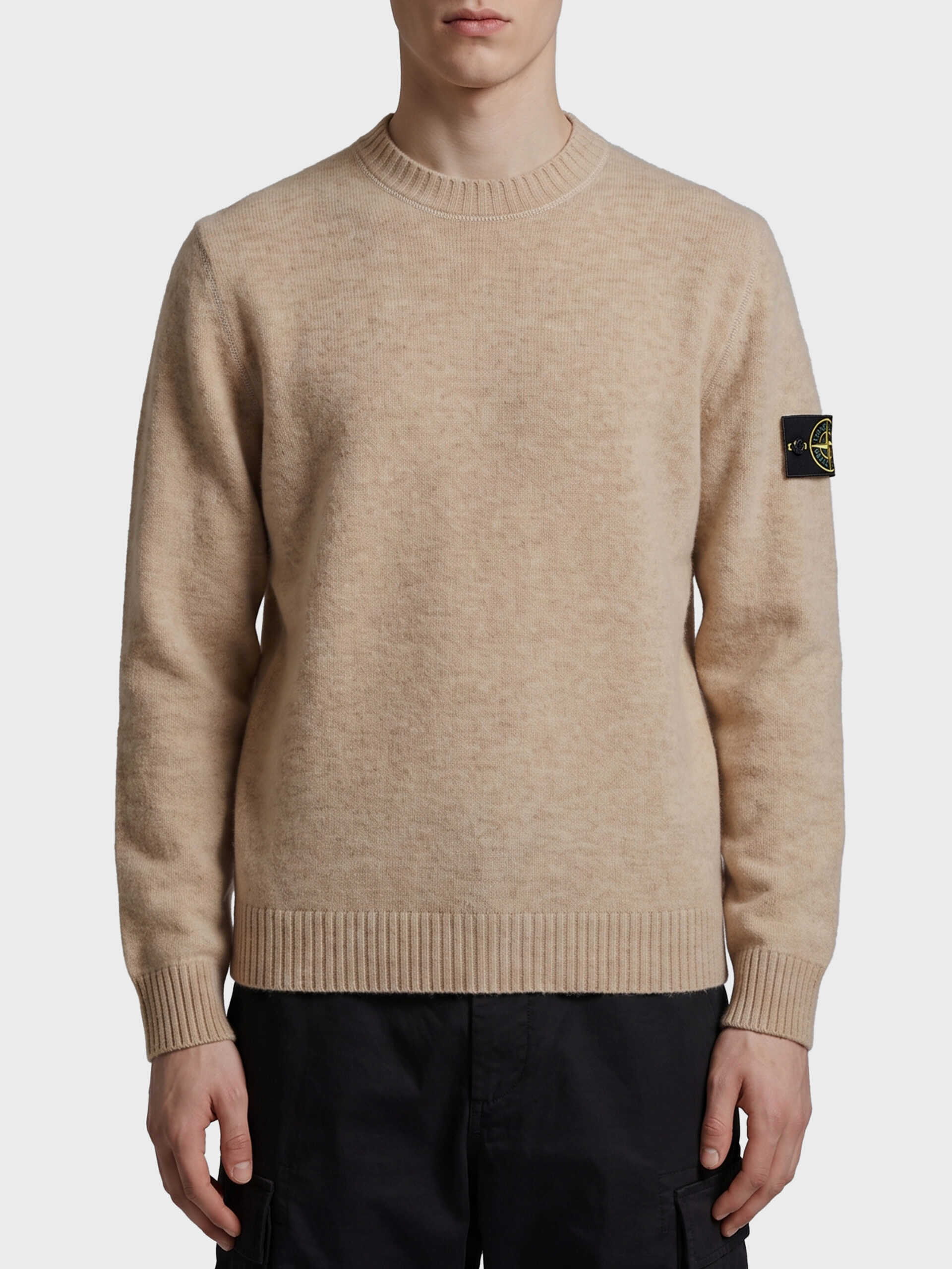 Stone Island Beige crewneck sweater