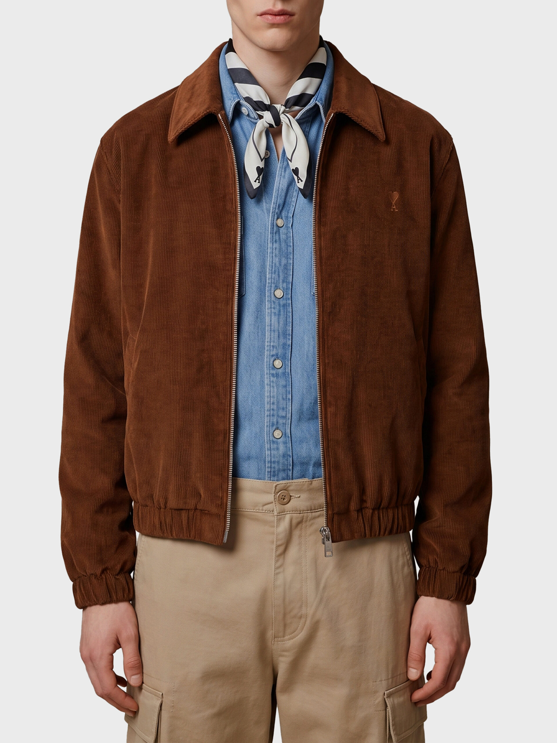 Ami Paris Ami de Coeur corduroy jacket