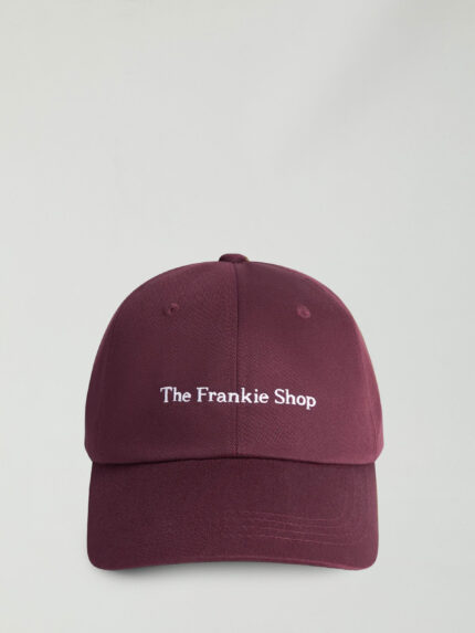 The Frankie Shop Burgundy Frankie baseball cap