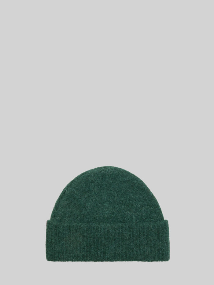 Ami Paris Green alpaca Ami de Coeur beanie