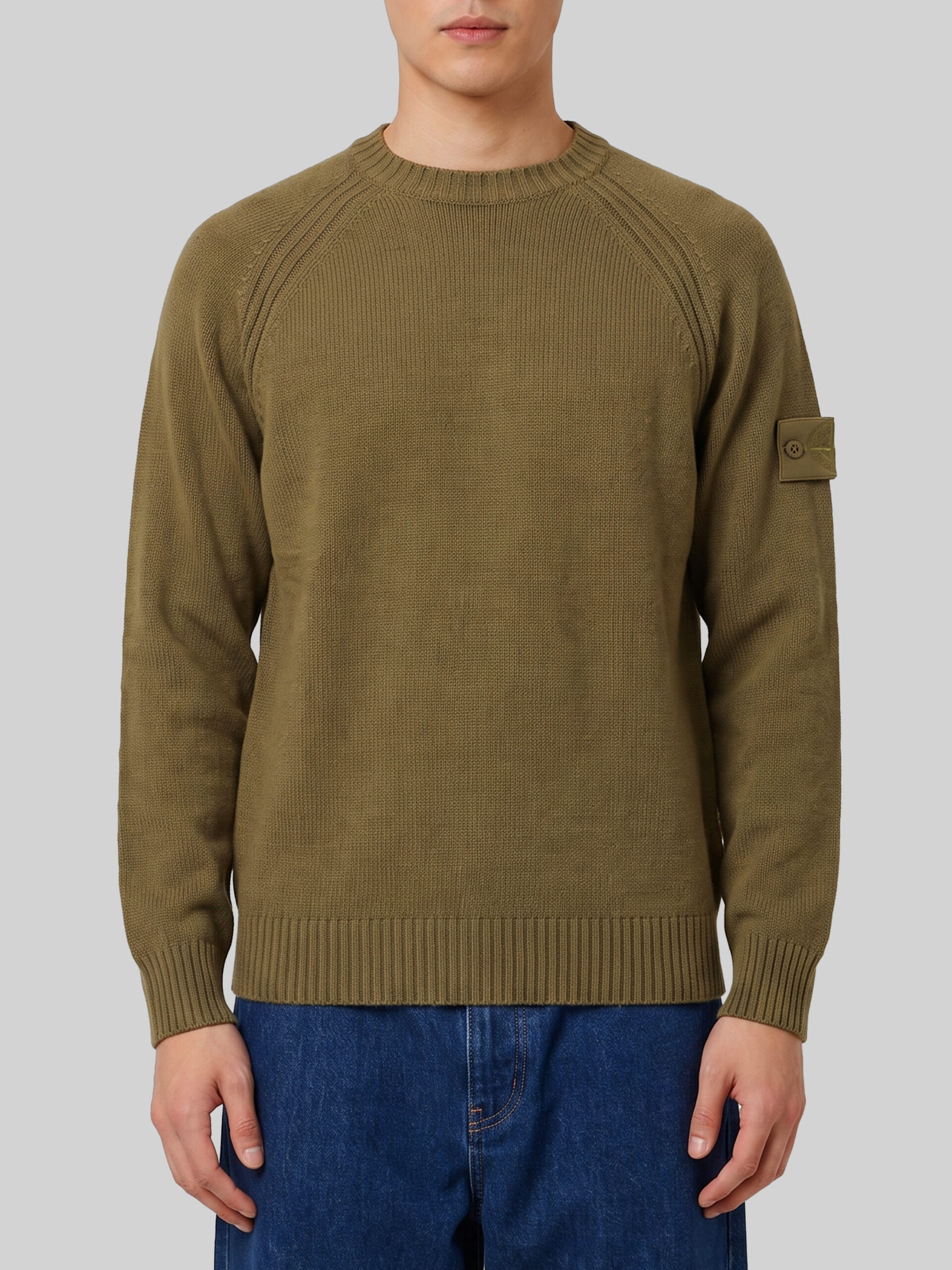 Stone Island Military green Ghost sweater