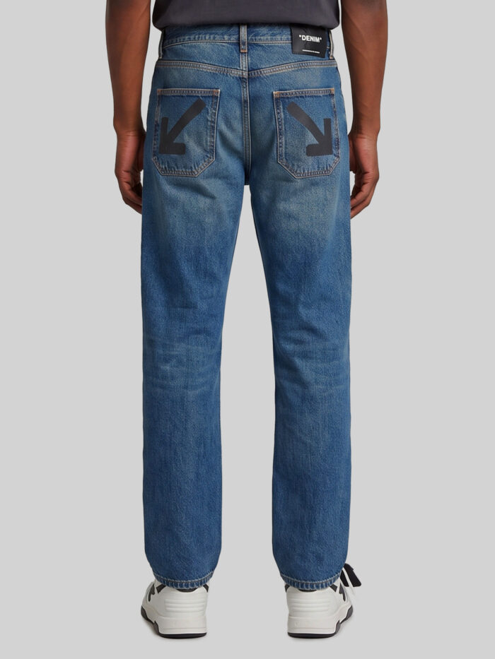 Off White Slim relax Half Harrow jeans