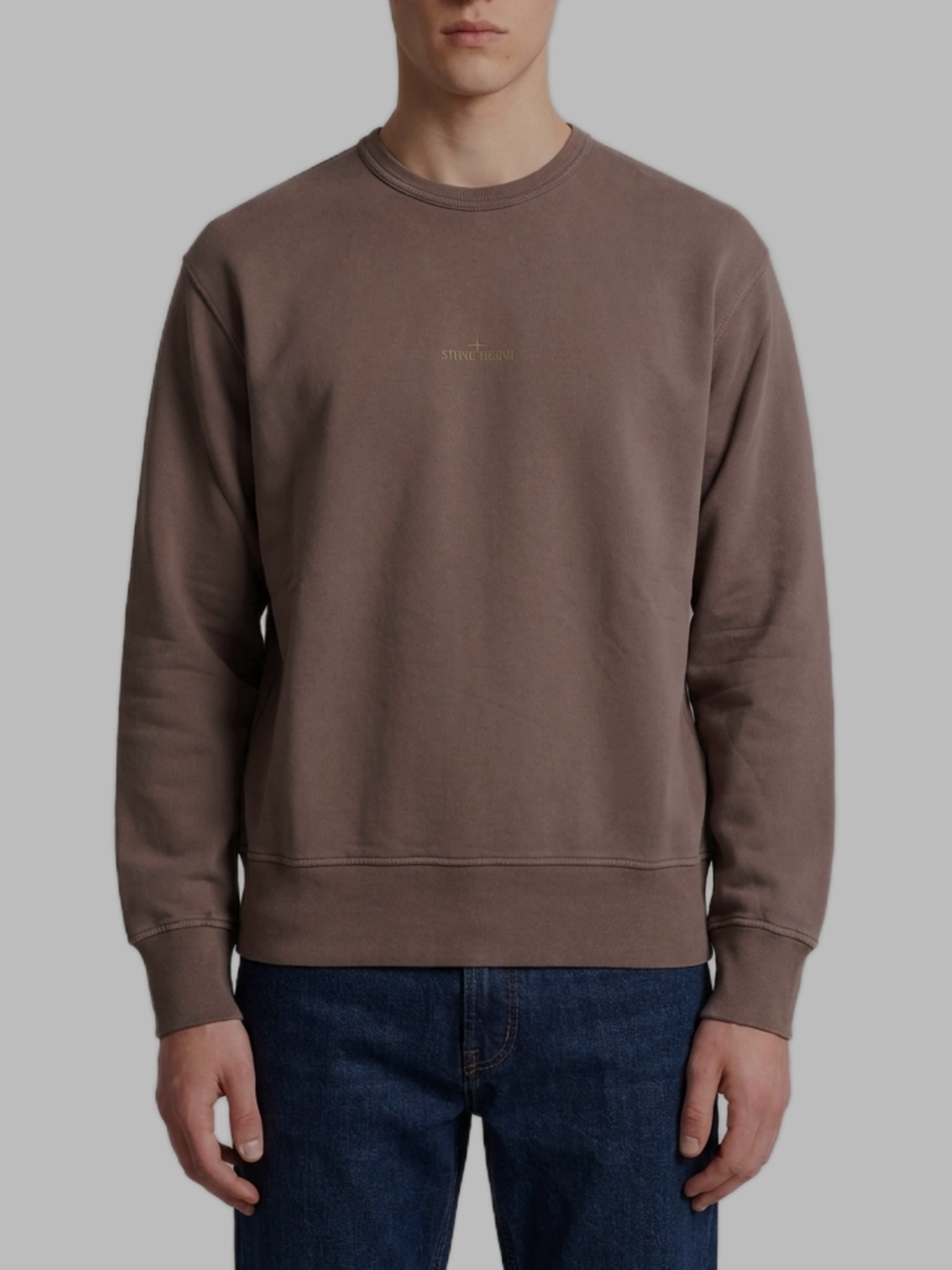 Stone Island Burgundy crewneck sweatshirt