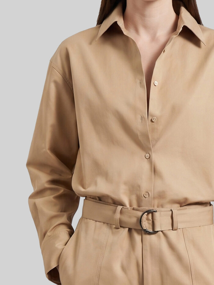 The Frankie Shop Peri cotton shirt