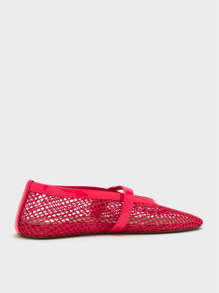 Alaia Mesh flat ballerinas