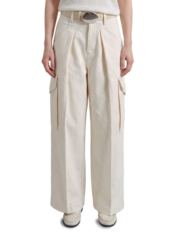 the frankie shop beige oslo cotton cargo beige The Frankie Shop Beige Oslo cotton cargo beige