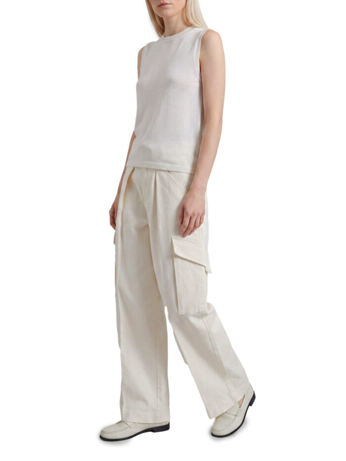 The Frankie Shop Beige Oslo cotton cargo beige