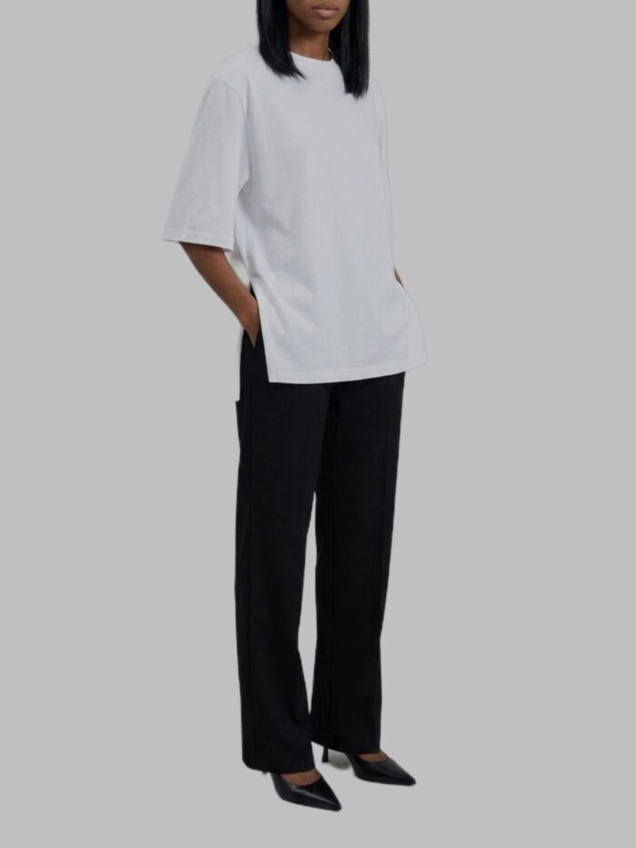 The Frankie Shop White Anira padded T-shirt