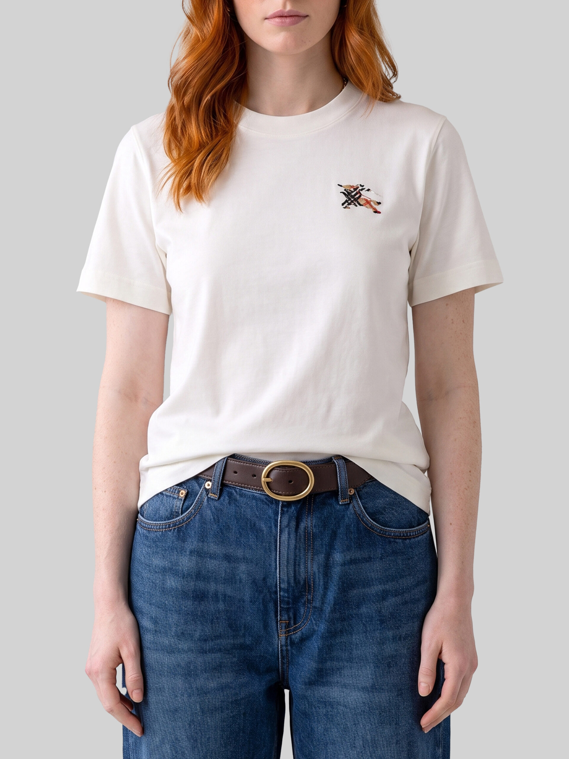 Burberry Knight Check cotton T-shirt