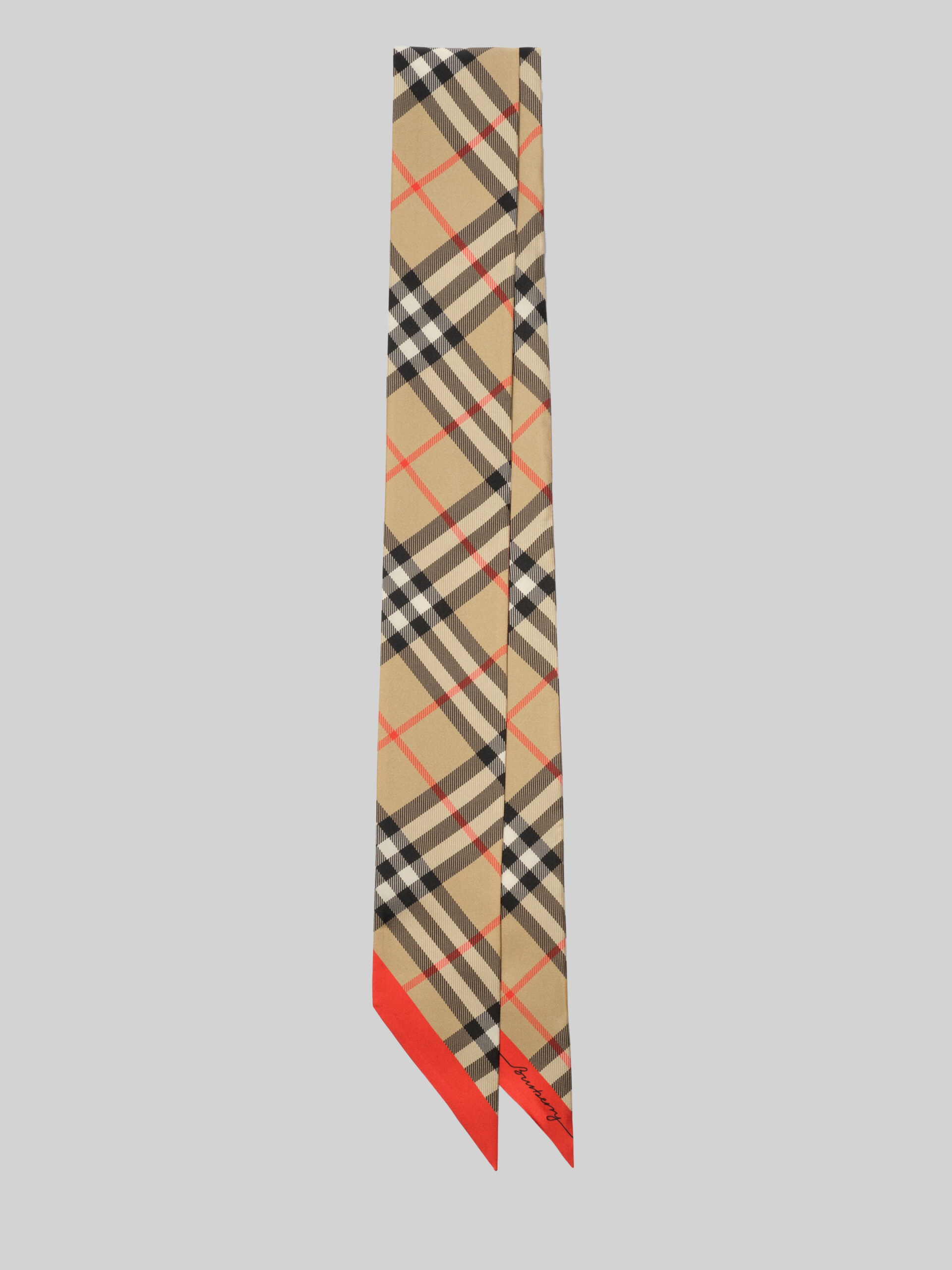 Burberry Silk twill ribbon