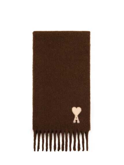 Ami Paris Alpaca Ami de Coeur scarf