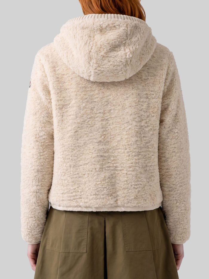 Moncler Quilted teddy-effect sweatshirt