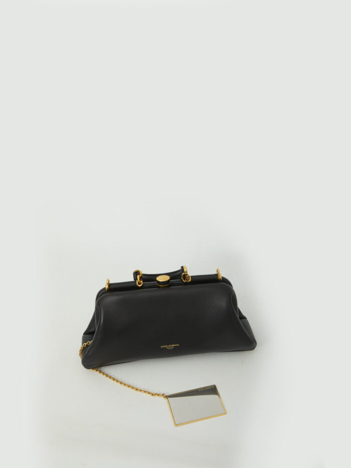 Dolce&gabbana Black lambskin shoulder bag
