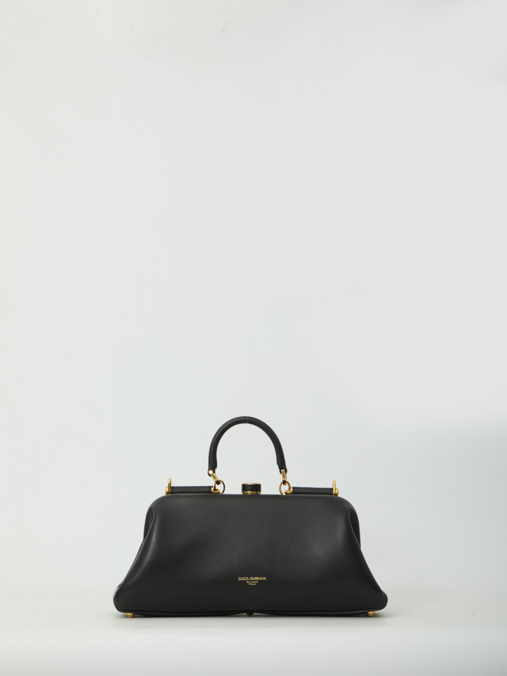 Dolce&gabbana Black lambskin shoulder bag