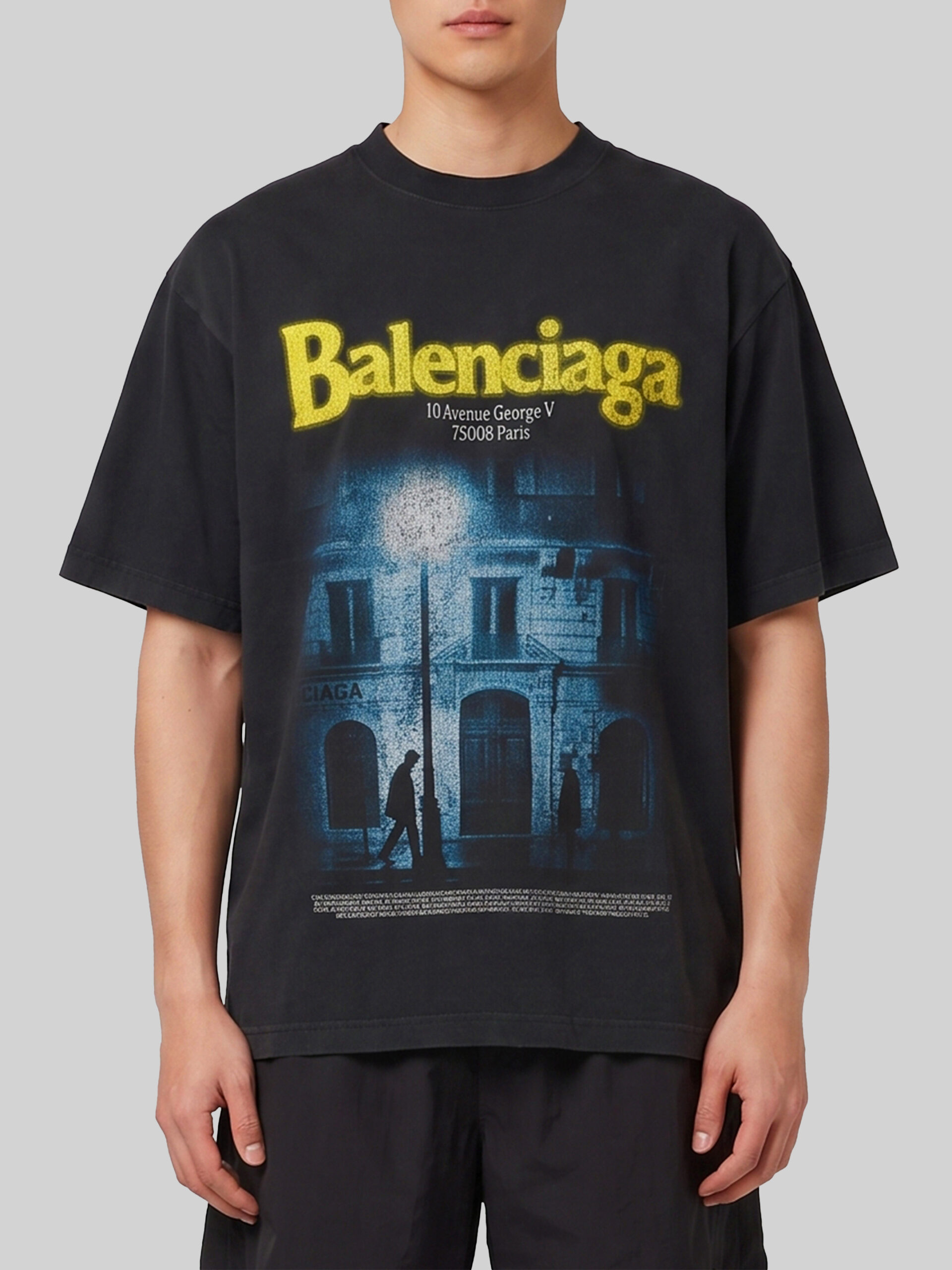 Balenciaga Medium fit The Address T-shirt
