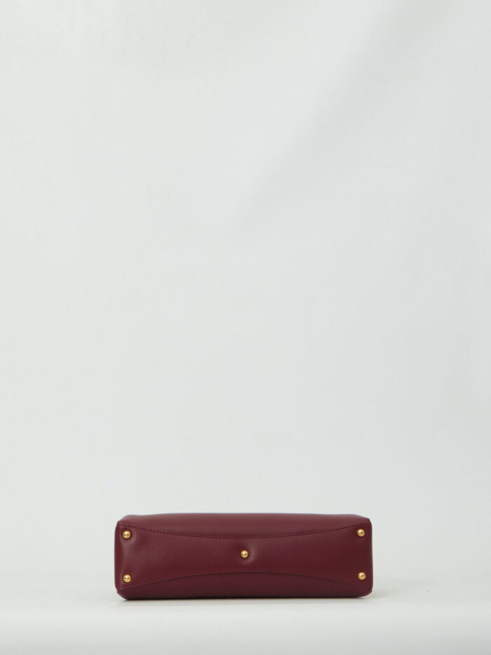 Dolce&gabbana Burgundy lambskin shoulder bag