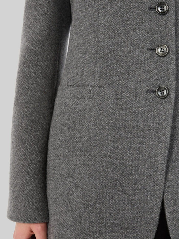 Max Mara Dark grey crew neck Falla jacket