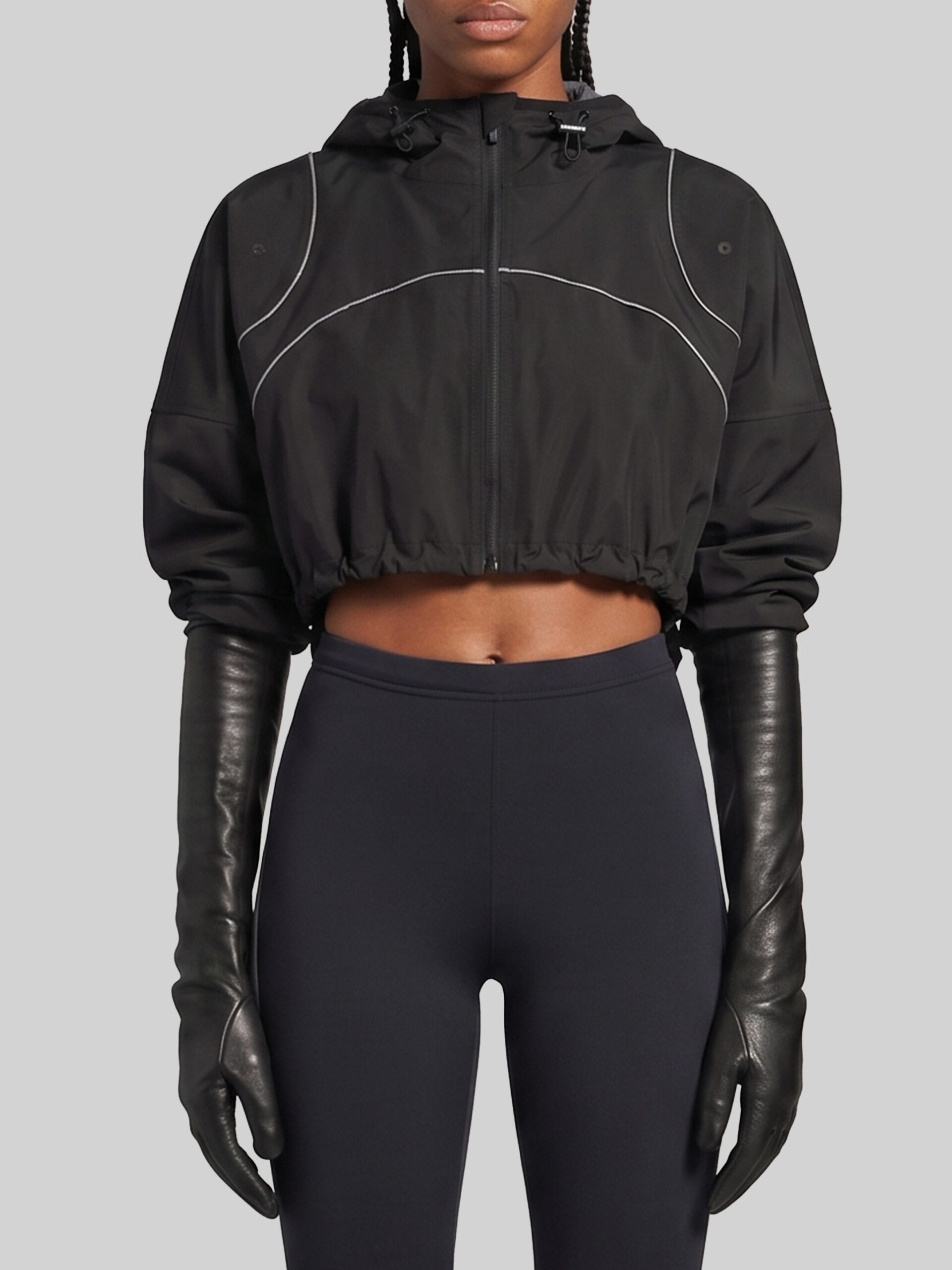Balenciaga Cropped techwear jacket