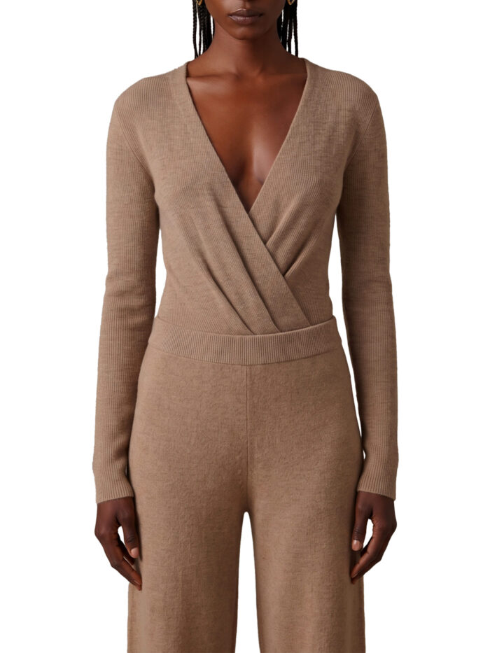 Max Mara Gelato bodysuit in cashmere yarn