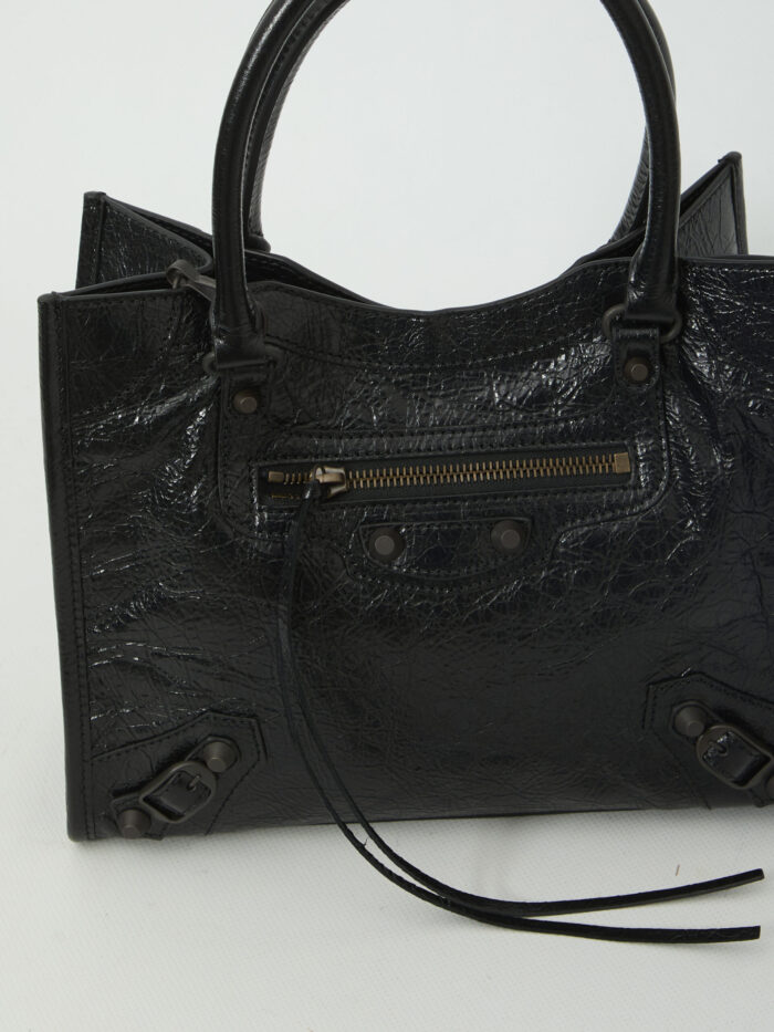 Balenciaga Black Le City mini tote bag