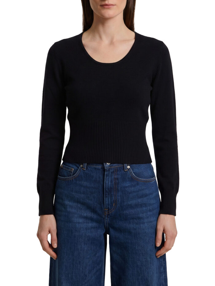 max mara black crewneck vetta top Max Mara Black crewneck Vetta top
